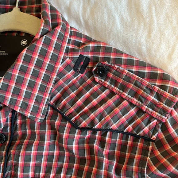 G-Star Midnight Sign Piping L/S - Cotton Western Button Down Shirt - Picture 7 of 13